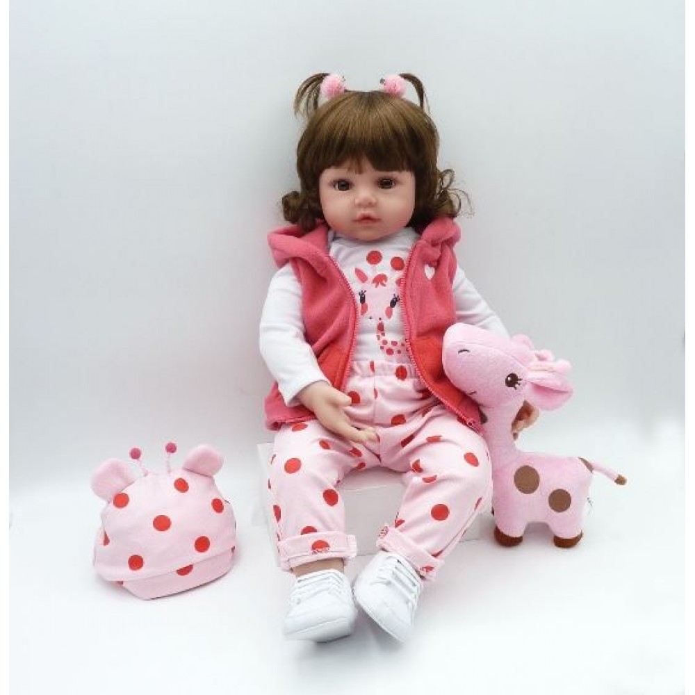 Muñeca Reborn realista hecha a mano 45 cm