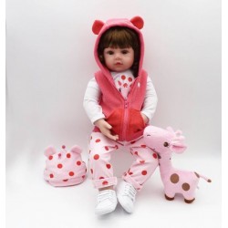 Muñeca Reborn realista hecha a mano 45 cm