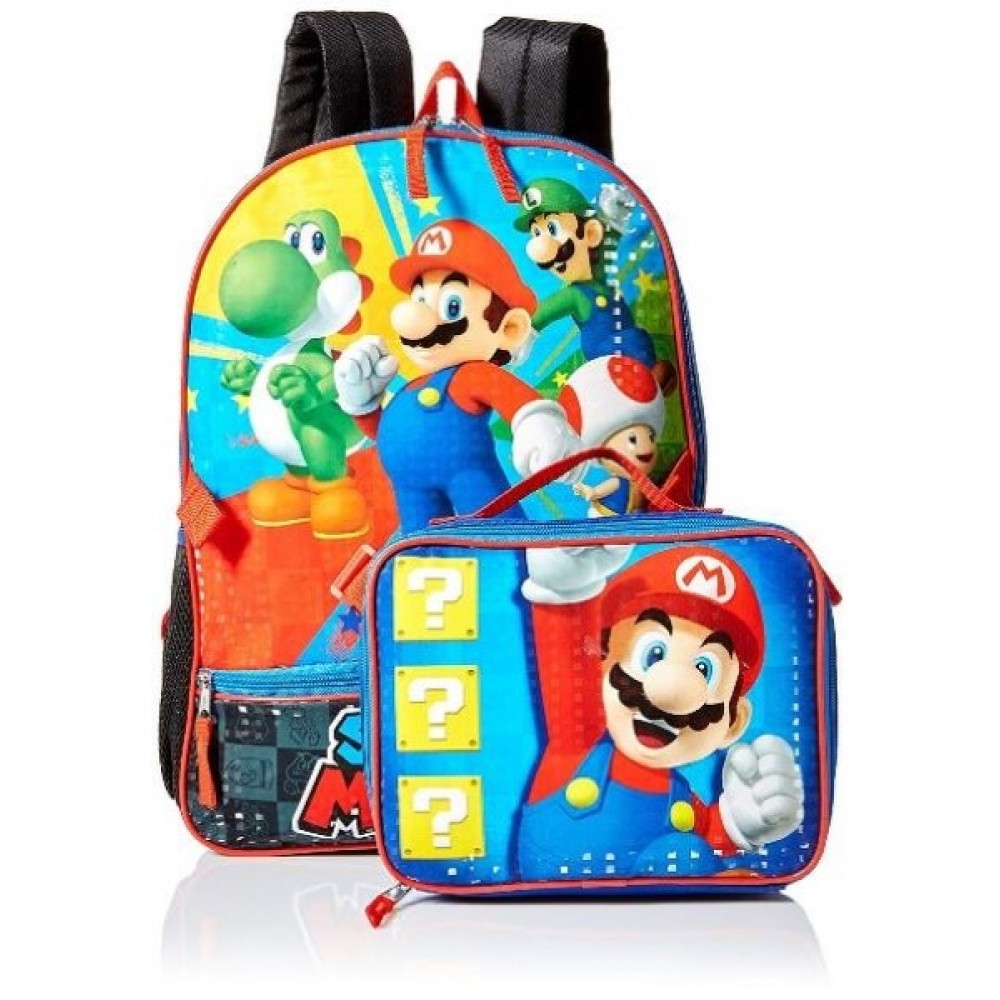 Morral y lonchera Mario Nintendo Morral y lonchera Mario Nintendo