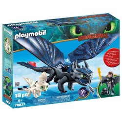 Playmobil Dragons Chimuelo y bebé 70037