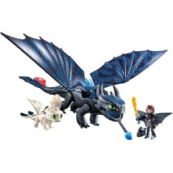 Playmobil Dragons Chimuelo y bebé 70037