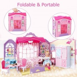 Casa plegable con muebles tipo Barbie Casa plegable con muebles tipo Barbie