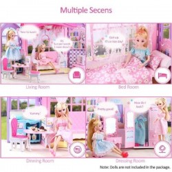 Casa plegable con muebles tipo Barbie Casa plegable con muebles tipo Barbie