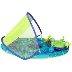 Flotador con carpa bebés vacaciones Swimways