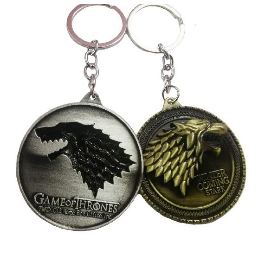 Game of Thrones 2 llaveros casa Stark