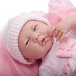 JC Toys muñeca abrigada La newborn