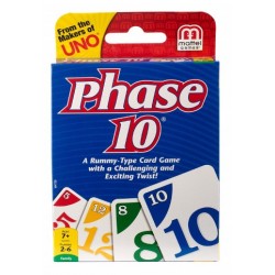 Phase 10 juego cartas Mattel Games W4729