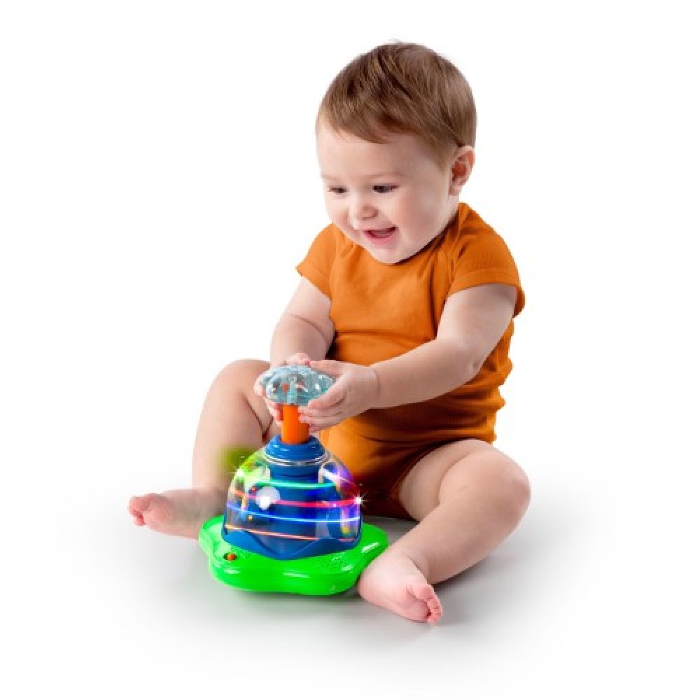 Bright Starts press and glow spinner