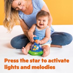 Bright Starts press and glow spinner