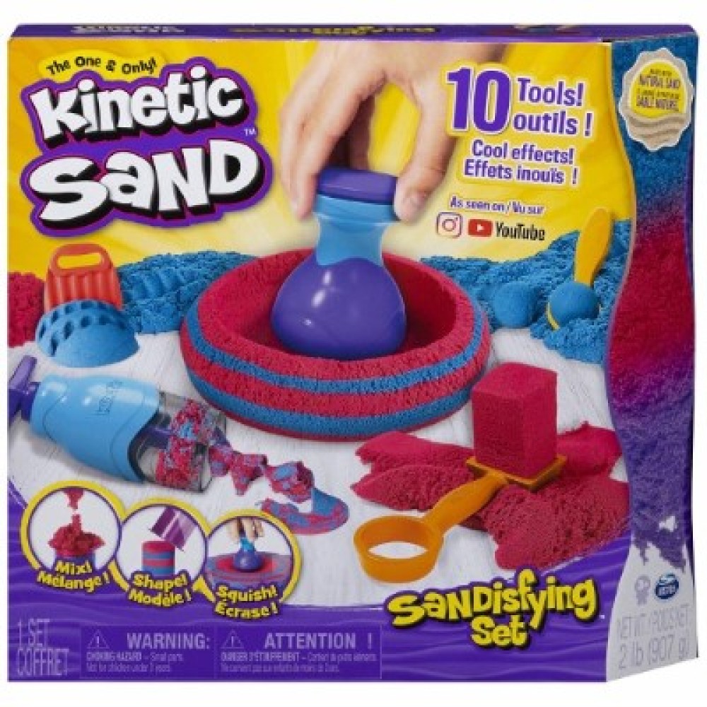 Kinetic Sand Sandisfying set arena cinética