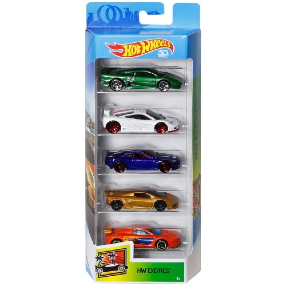 Hot Wheels pack 5 carros surtido