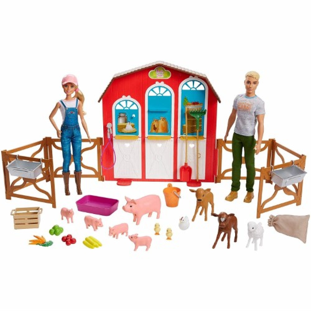 Barbie huerto playset granja GFF51