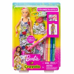 Barbie Crayola colorea tu estilo GGT44 Barbie Crayola colorea tu estilo GGT44