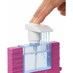 Barbie muñeca con muebles de baño FXG51