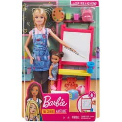 Barbie profesiones profesora de Arte GJM29