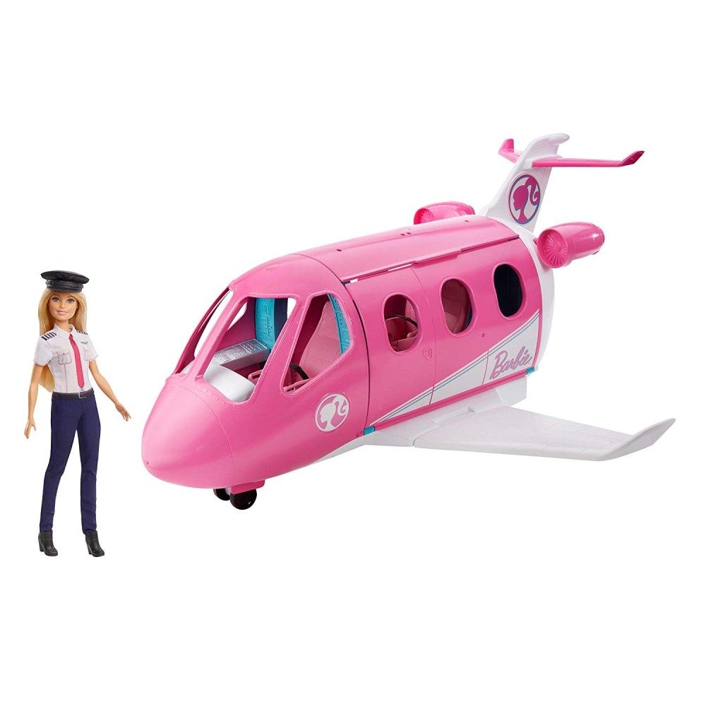 Barbie Avión de tus sueños con piloto GBJ33