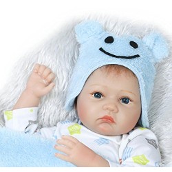 Bebés reborn gemelos niño y niña 55 cm