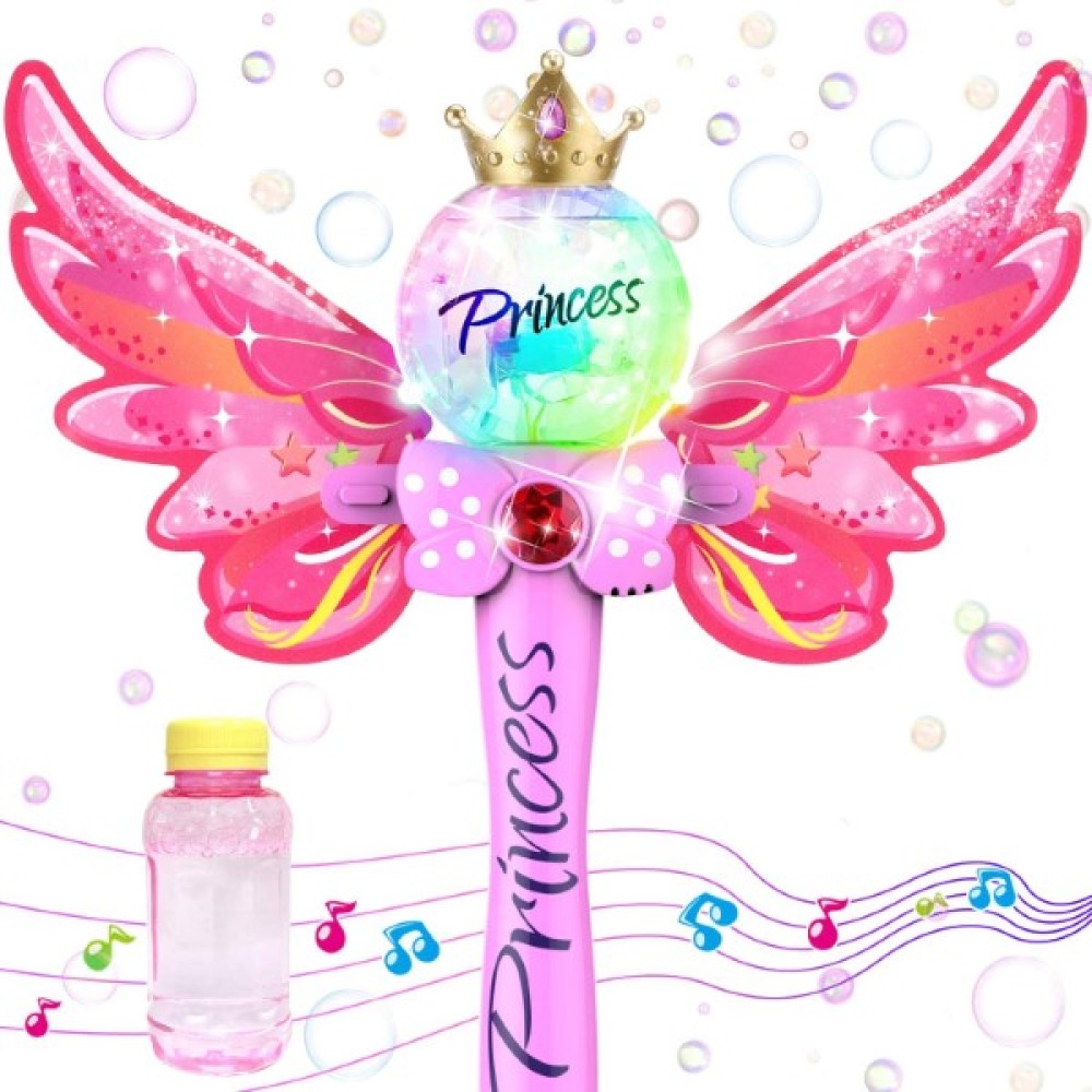 Cetro mágico de princesa burbujas