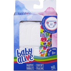 Baby Alive pack 6 pañales