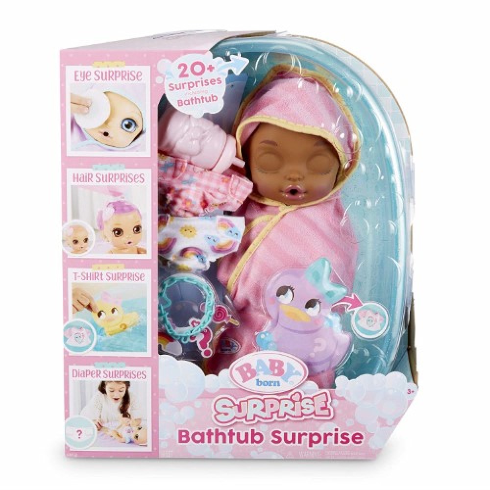 Baby Born Surprise sorpresas en la bañera