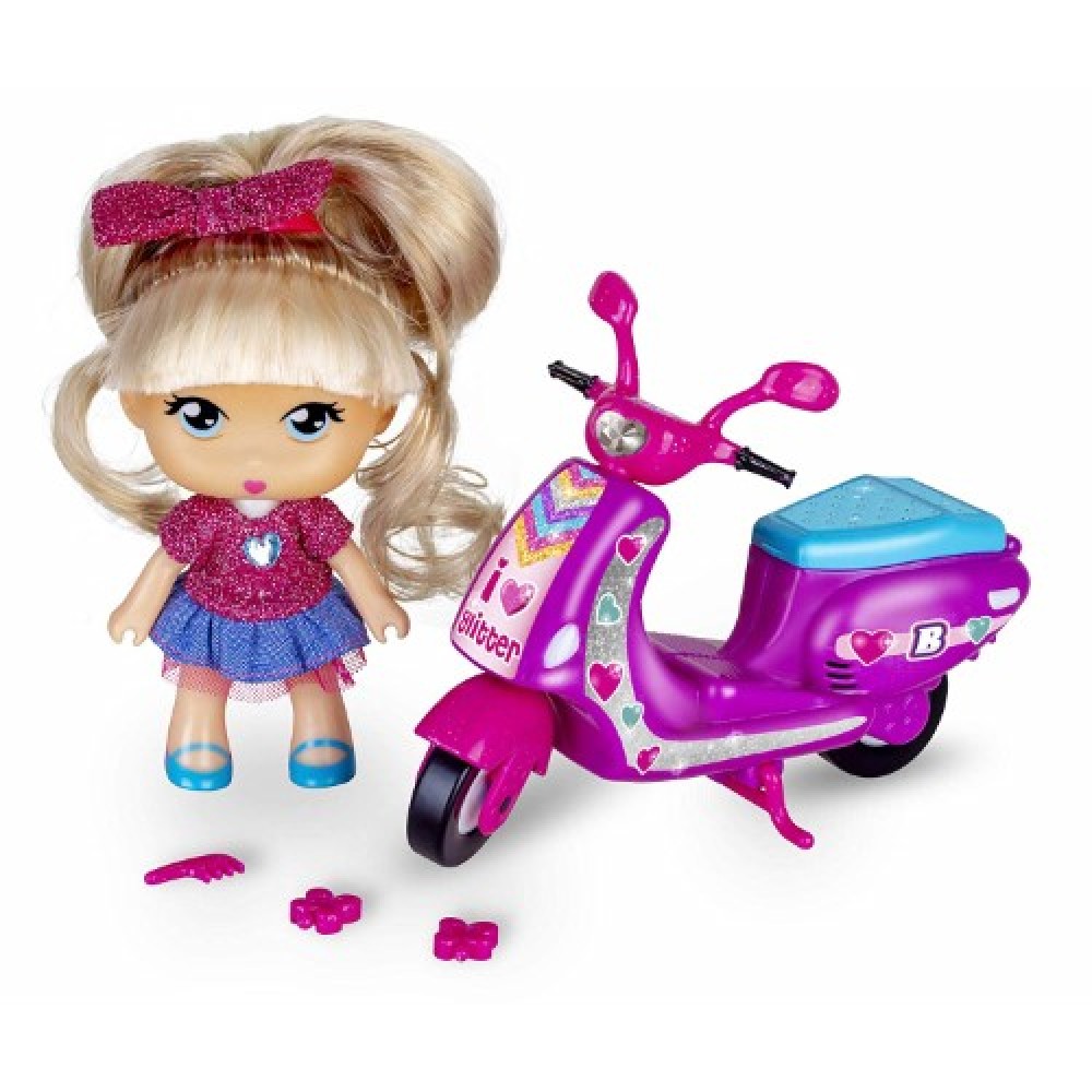 Barriguitas moto de purpurina 700014934