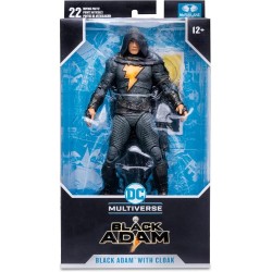 Black Adam figura con capa Mcfarlane