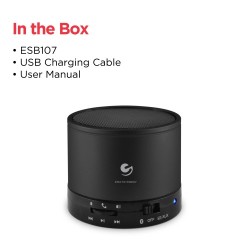 Ematic Bafle de sonido pequeño portatil inalámbrico