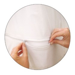 Forro protector colchón antiácaros antialergias