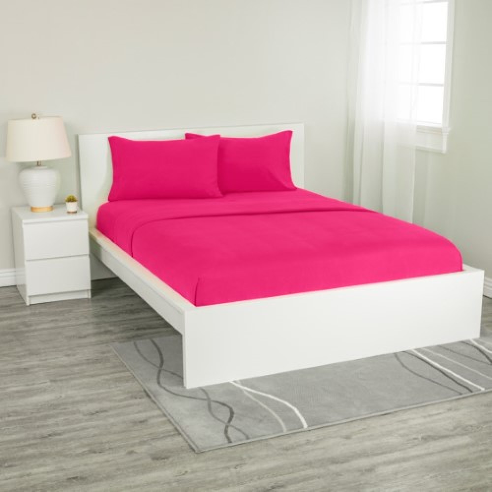 Juego de sábanas Cama doble Baltic Linen -Rosa