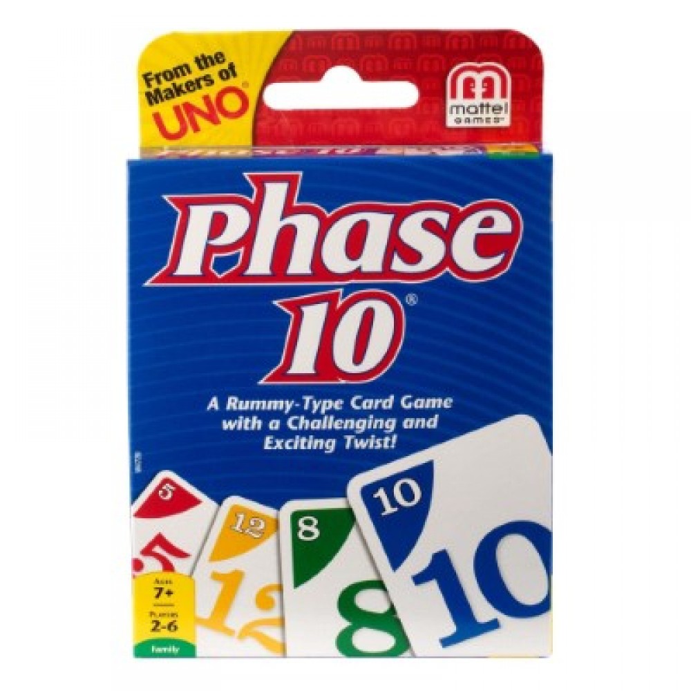 Phase 10 juego de cartas W4729