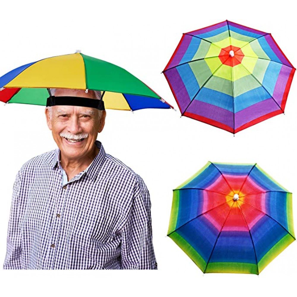 Sombrero paraguas para playa - Arcoíris