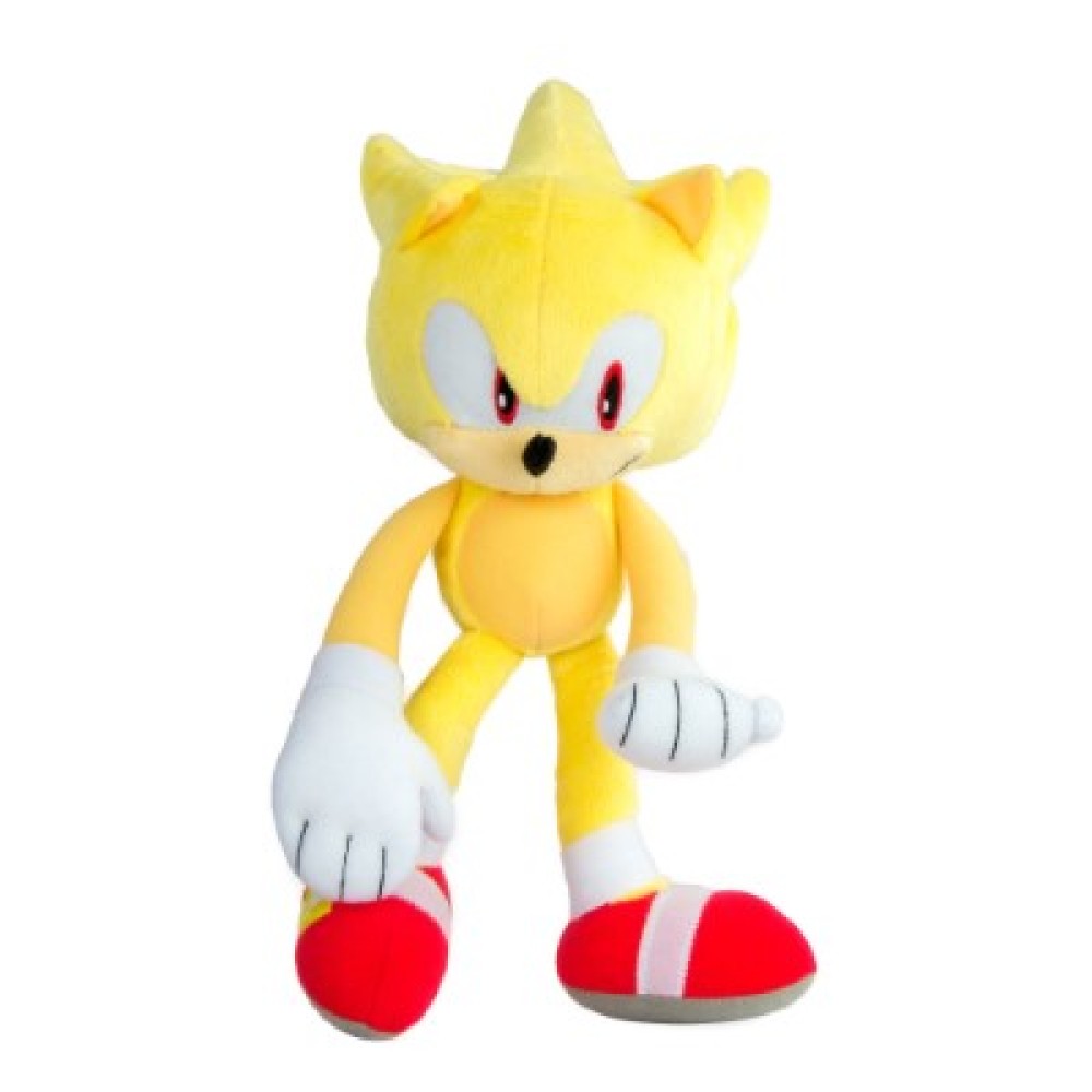 Sonic Hedgehog peluche Super Sonic moderno