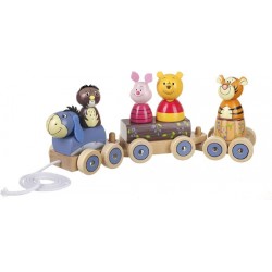 Winnie the Pooh Tren Rompecabezas de madera