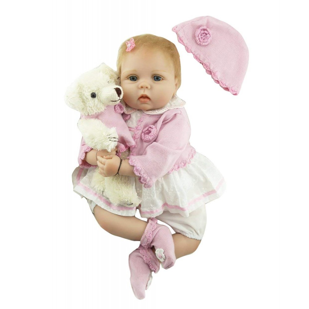Bebe Reborn muñeco realista 55 cm Ziyiui