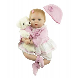 Bebe Reborn muñeco realista 55 cm Ziyiui