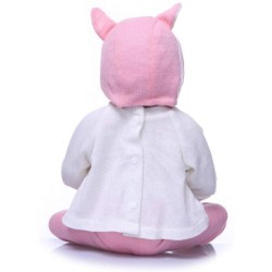 Muñeca bebé reborn ojos abiertos 50 cm