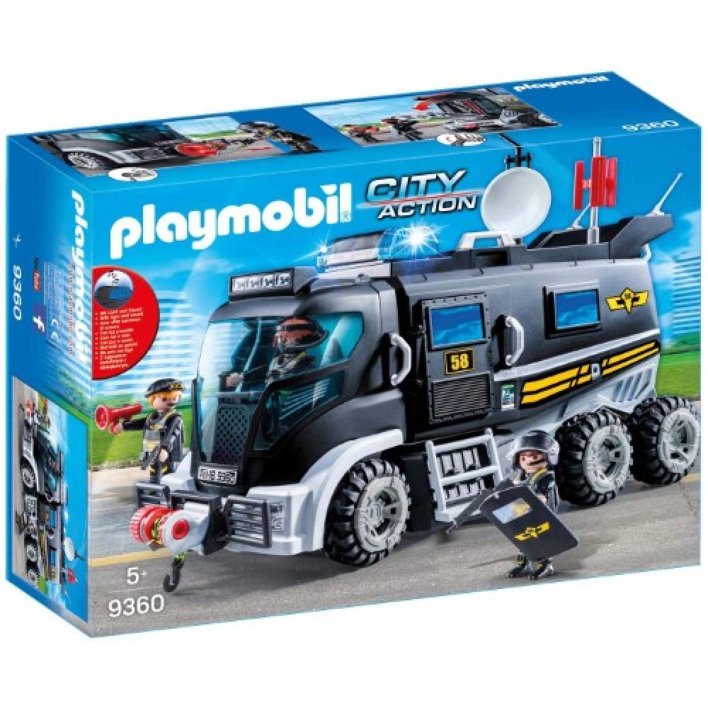 Playmobil city action camión antidisturbios 9360