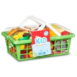 Canasta alimentos de juguete 100 piezas Canasta alimentos de juguete 100 piezas