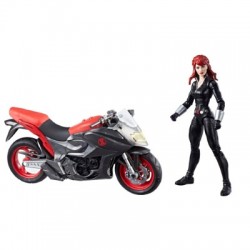 Marvel Black Widow con Motocicleta Marvel Black Widow con Motocicleta