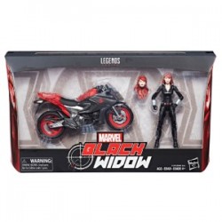 Marvel Black Widow con Motocicleta Marvel Black Widow con Motocicleta