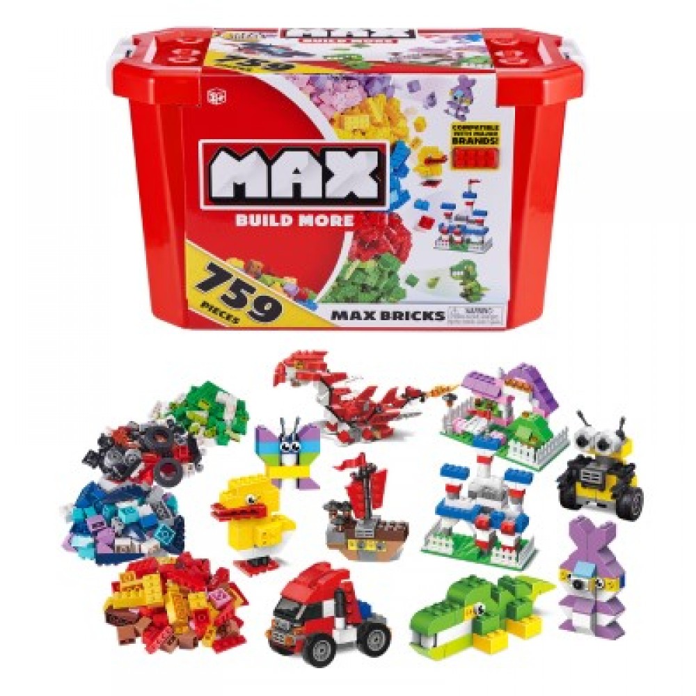 MAX Bricks bloques 759 piezas MAX Bricks bloques 759 piezas