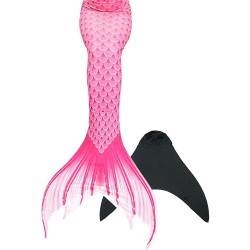 Cola sirena con aleta para nadar