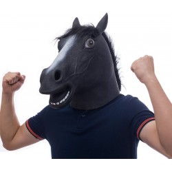 Máscara de caballo - negro Máscara de caballo - negro