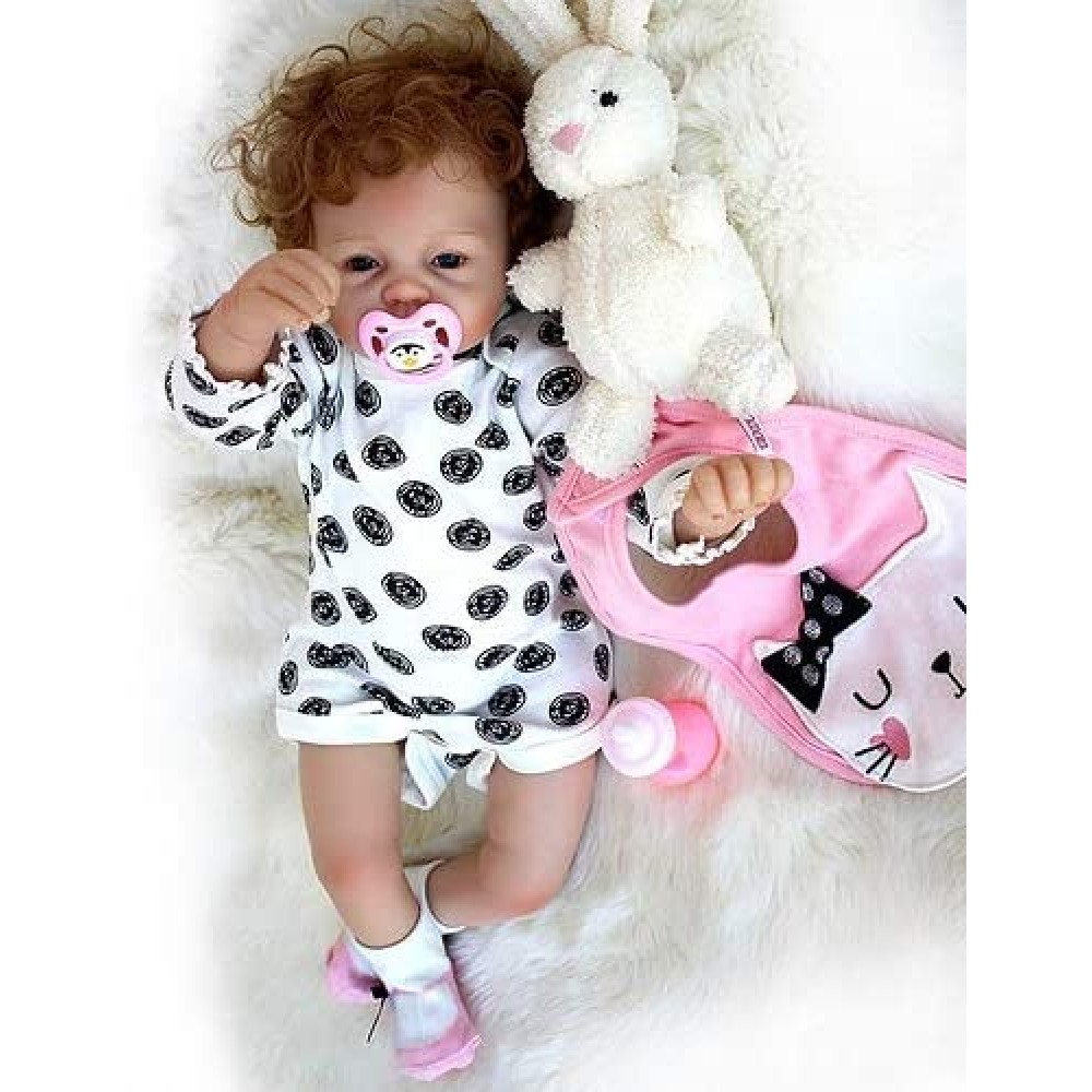 Muñeca reborn realista 55 cm