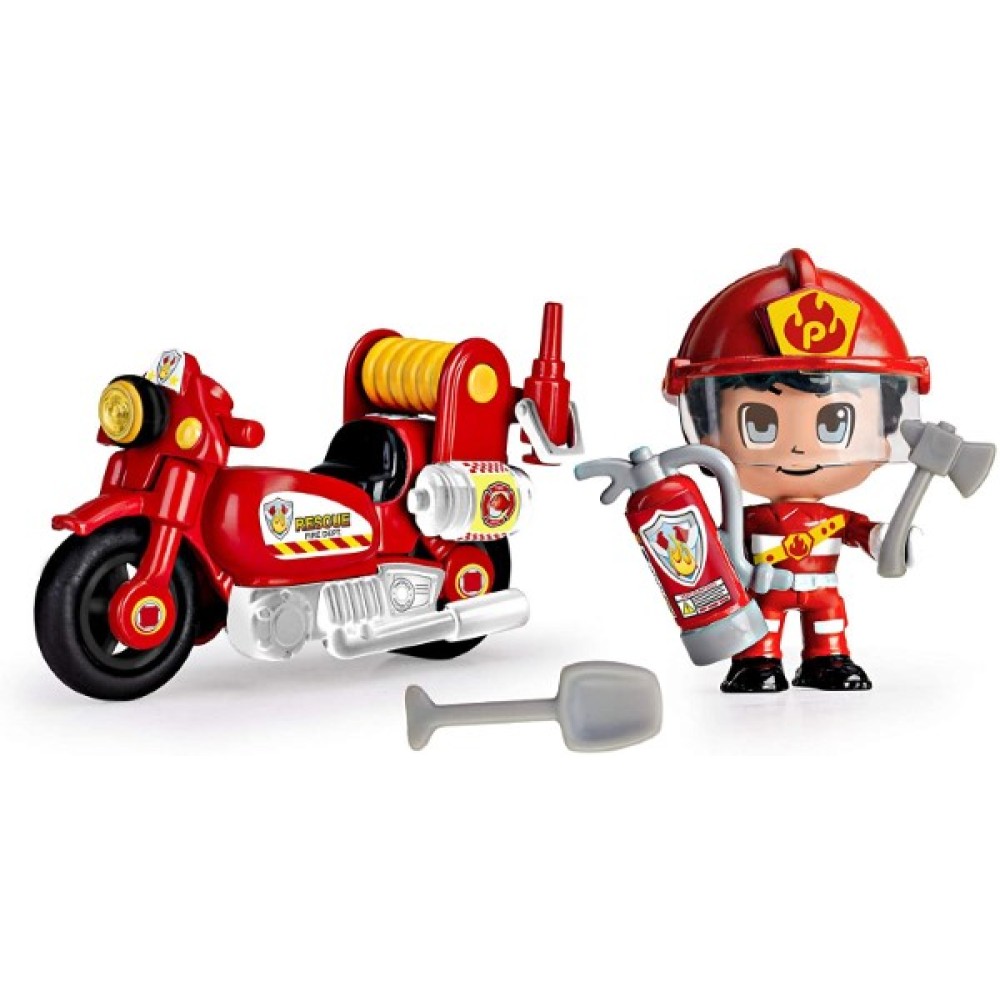 Pinypon Action moto bombero