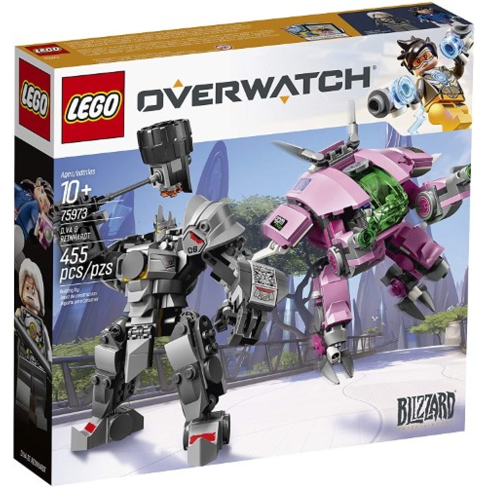 LEGO Overwatch D.Va and Reinhardt 75973 
