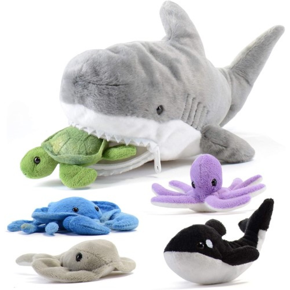 Set peluches animales marinos