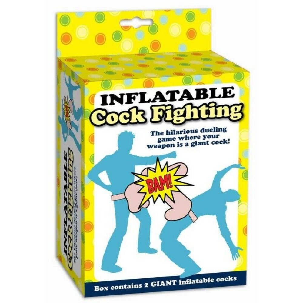 Inflatable cock fighting