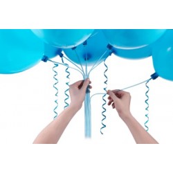 Globos autosellables - Rosa, azul y blanco Globos autosellables - Rosa, azul y blanco