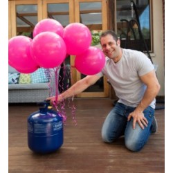 Globos autosellables - Rosa, azul y blanco Globos autosellables - Rosa, azul y blanco